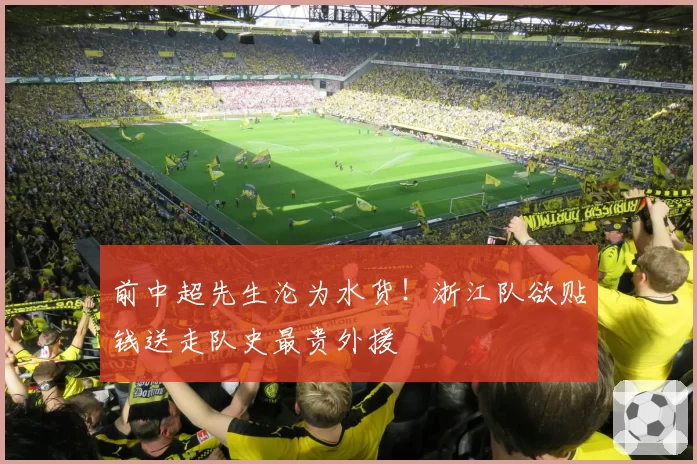 前中超先生沦为水货!浙江队欲贴钱送走队史最贵外援